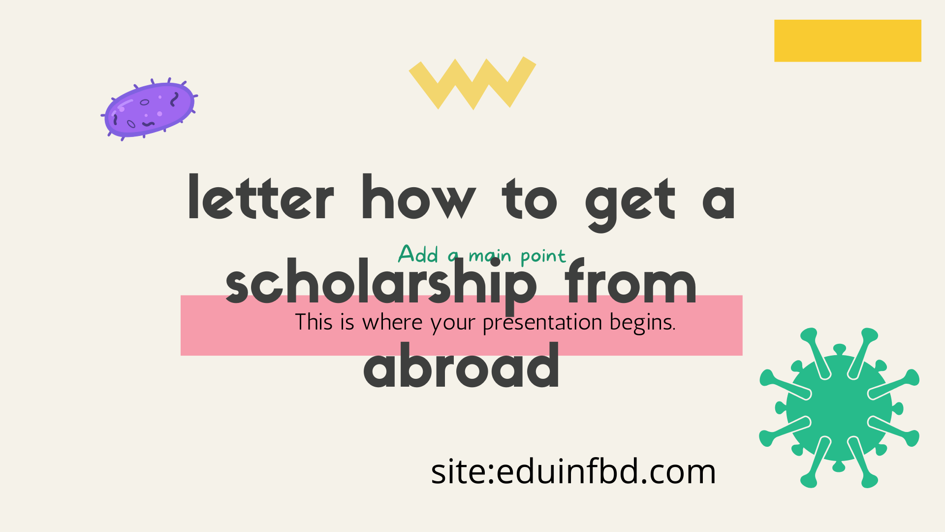 letter how to get a scholarship from abroad