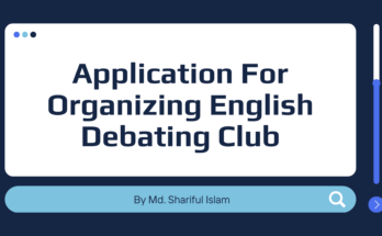Application For Organizing English Debating Club