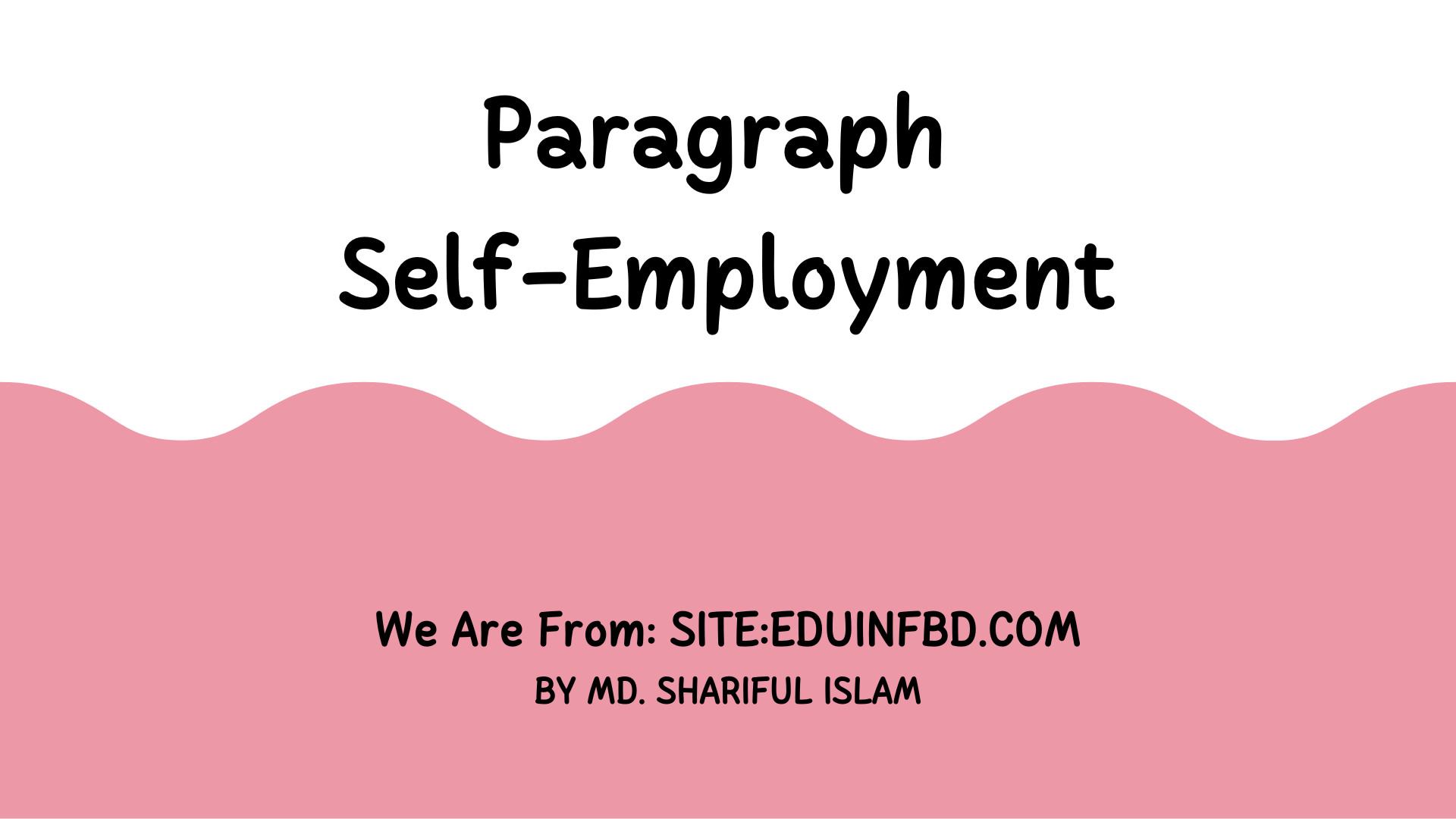Paragraph Self-Employment