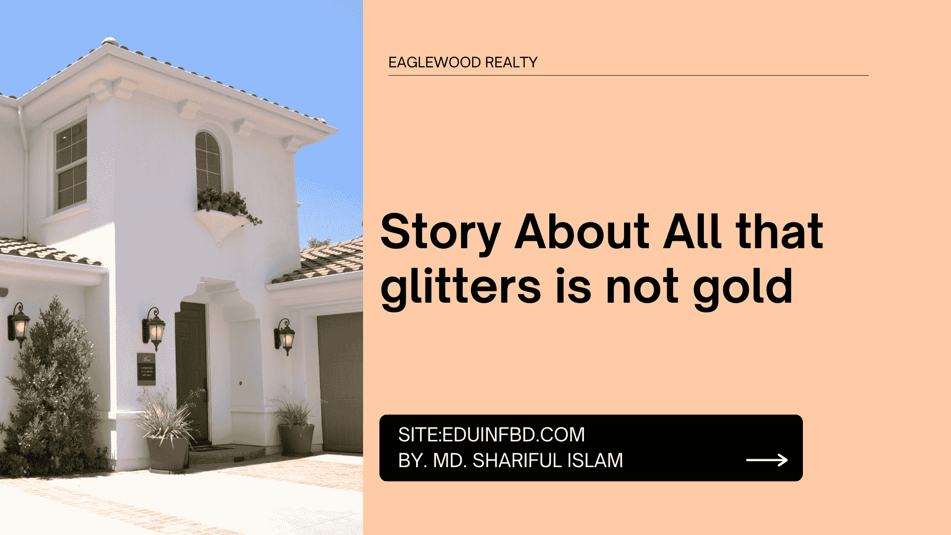 Story About All that glitters is not gold