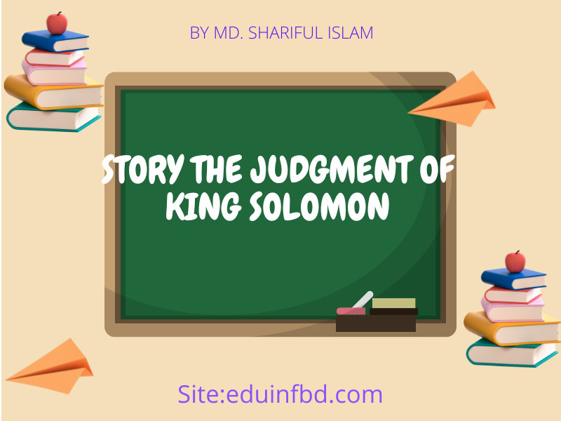 Story The Judgment of King Solomon
